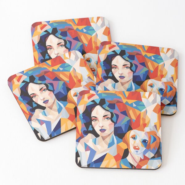 Item preview, Woman and dog designed and sold by ArtOfDreams9.