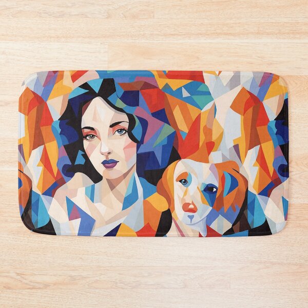 Item preview, Woman and dog designed and sold by ArtOfDreams9.