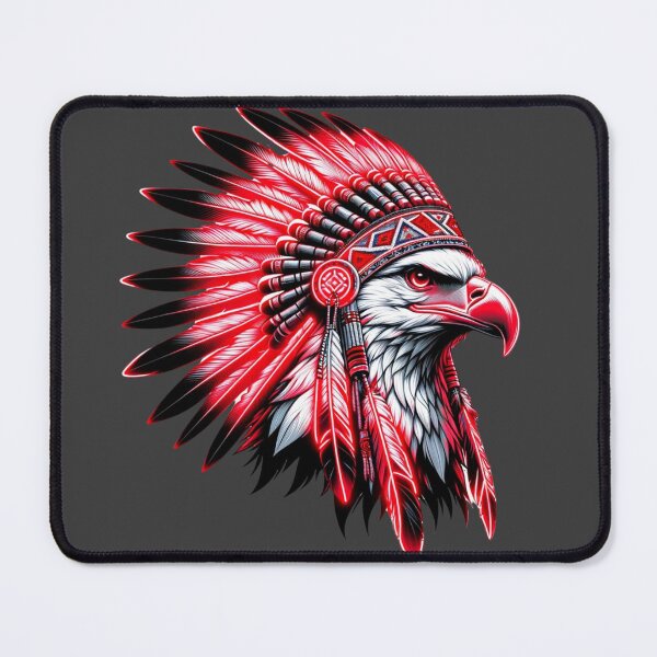 Item preview, Bald Eagle wearing a Native American Headdress designed and sold by Blue Raven Designs.