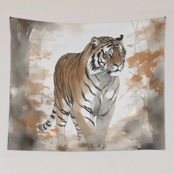 Item preview, Majestic Bengal Tiger - Watercolor designed and sold by HausKatz.