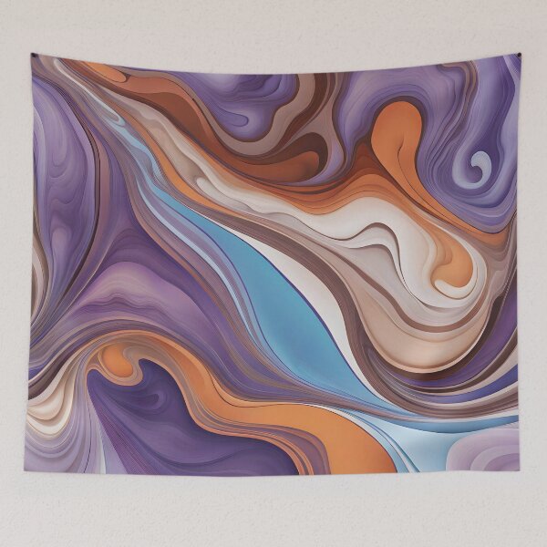 Aperçu de l'œuvre Abstract Liquid Paint Splash Pattern créée et vendue par TheArtOfPat.
