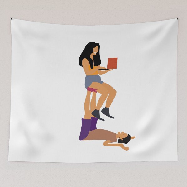 Item preview, Couple Illustration | Love | Goals | Decor  designed and sold by Doodlerstreet20.