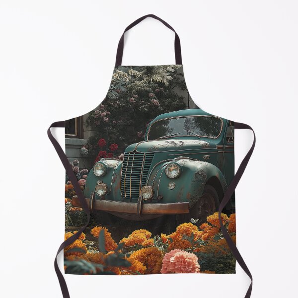 Item preview, Old Car in  the Colorful garden designed and sold by Sp3ctrumOfColor.