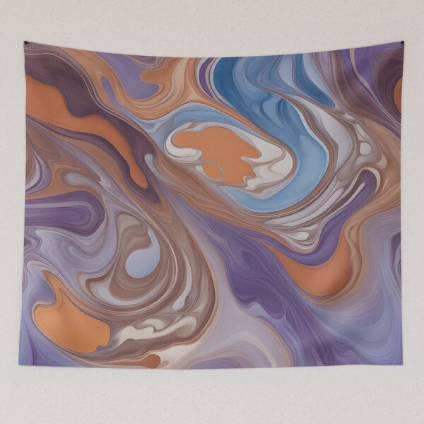 Aperçu de l'œuvre Abstract Liquid Paint Splash Pattern créée et vendue par TheArtOfPat.