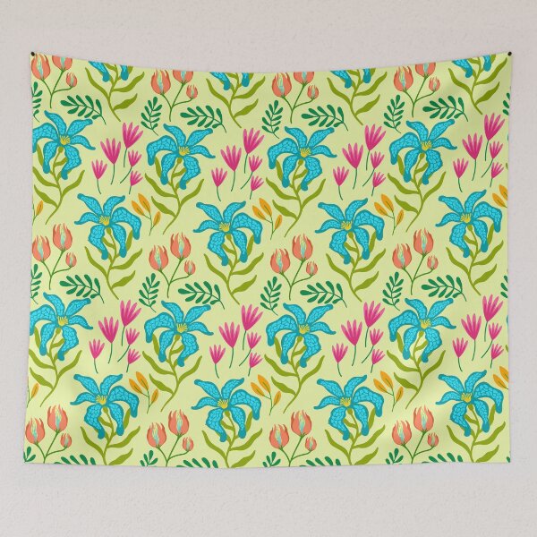 Item preview, Seamless retro floral garden designed and sold by Charmy Design.