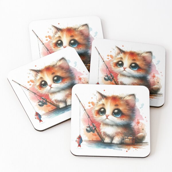 Item preview, Fishing Cat Love designed and sold by VANWANSHOP.