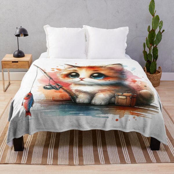 Item preview, Fishing Cat Love designed and sold by VANWANSHOP.