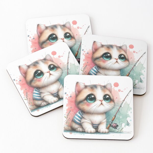 Item preview, Cat Love Fishing designed and sold by VANWANSHOP.
