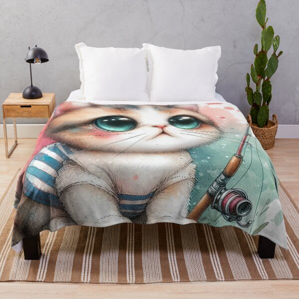Item preview, Cat Love Fishing designed and sold by VANWANSHOP.