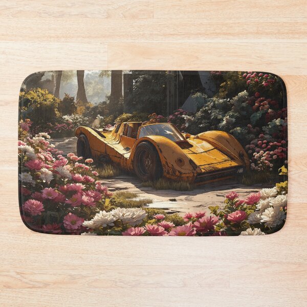Item preview, Retro Sports Caar in the Forest designed and sold by Sp3ctrumOfColor.