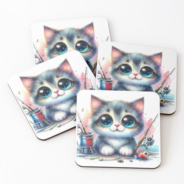 Item preview, The Cat Love Fishing designed and sold by VANWANSHOP.