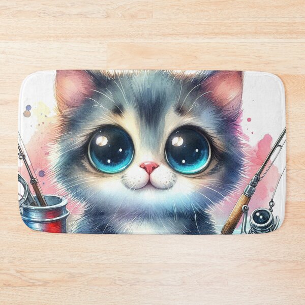 Item preview, The Cat Love Fishing designed and sold by VANWANSHOP.