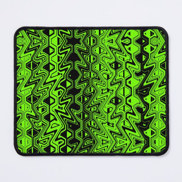 Item preview, Green and Black Jagged Stripe Pattern designed and sold by TheRulerofEarth.