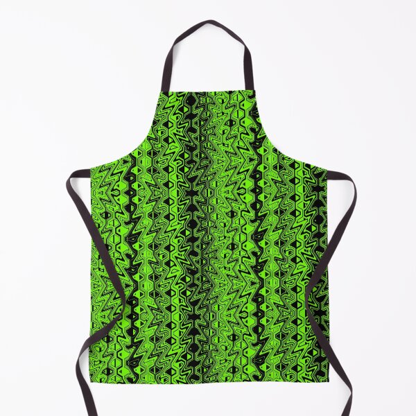 Item preview, Green and Black Jagged Stripe Pattern designed and sold by TheRulerofEarth.