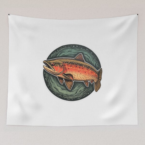 Item preview, Trout fishing designed and sold by Kindin.