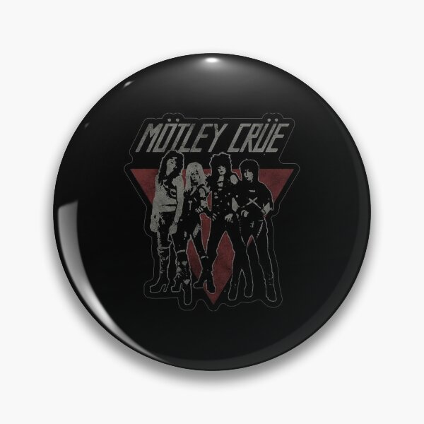 Motley Crue RARE Vintage Pins Badges 80s-90s