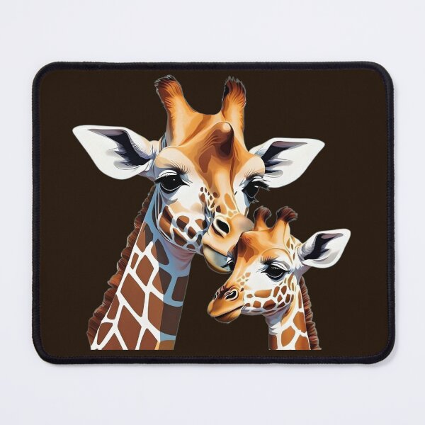 Item preview, Giraffe taking care of her calf. designed and sold by Ciervo Primavera.