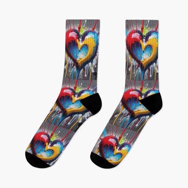 Artikelvorschau, Glass Love Heart Paint Splash entworfen und verkauft von TheArtOfPat.