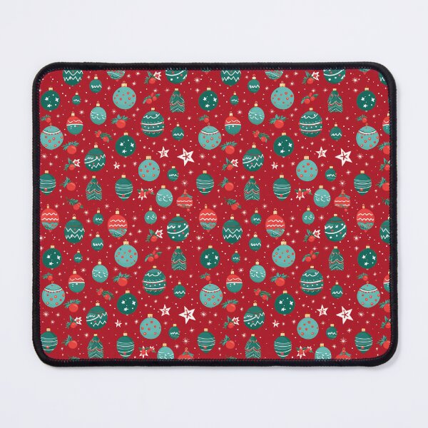 Item preview, Christmas pattern with green ornaments designed and sold by melridger.