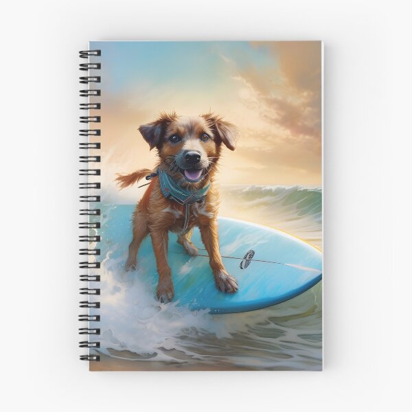 Item preview, Surfing Dog Loves The Waves designed and sold by TheArtOfPat.