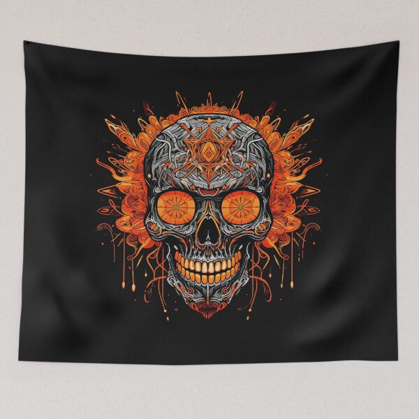 Item preview, American Traditional Skull with head tattoo design designed and sold by Goku Creations.