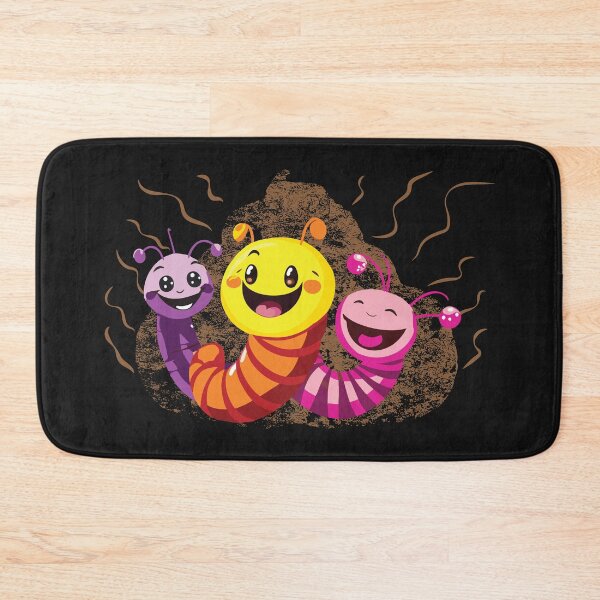 Item preview, Poop Parade: Unleash your Joyful Hosting of Tapeworms – Embrace Your Inner Pets! 80s colors designed and sold by pelagio.