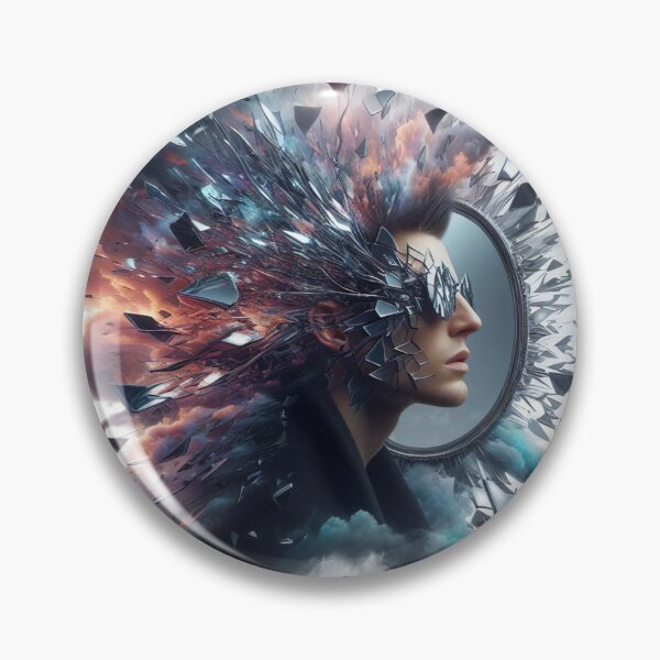 Item preview, "Captivating Photo: Broken Mirror Effect, Fragmented Visual Narrative" designed and sold by Huycao211.