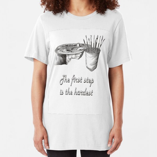 Art Plate Painters sketch Slim Fit T-Shirt