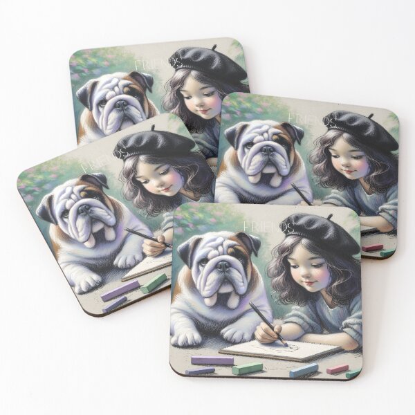 Item preview, Artist's Companion Pug Illustration designed and sold by inkArtistryfine.