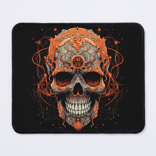Item preview, American Traditional Skull head tattoo designed and sold by Goku Creations.