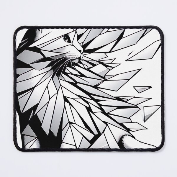 Item preview, "Captivating Cat Collage: Broken Mirror Effect, Surreal Visual Narrative" designed and sold by Huycao211.