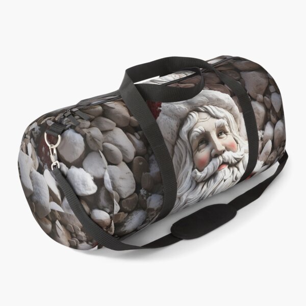 Item preview, beach stone creation of santa claus print designed and sold by dcrc.