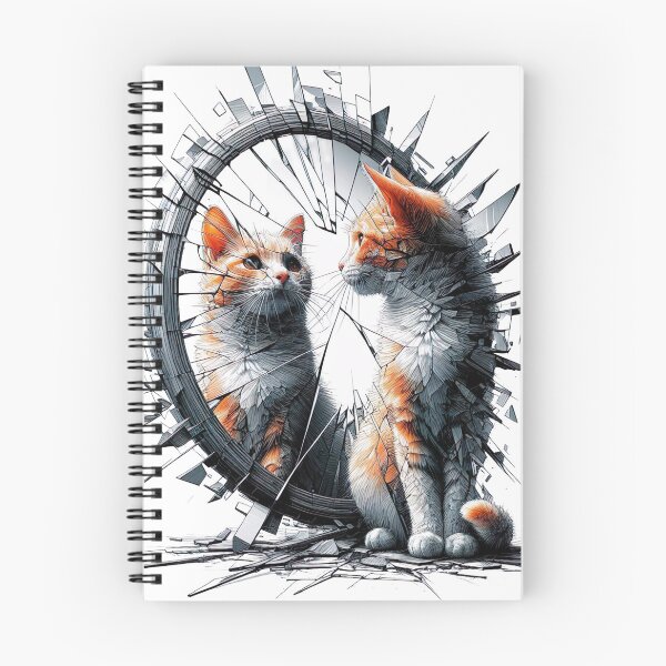 Item preview, "Captivating Cat Collage: Broken Mirror Effect, Surreal Visual Narrative" designed and sold by Huycao211.