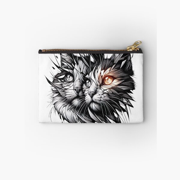 Item preview, "Captivating Cat Collage: Broken Mirror Effect, Surreal Visual Narrative" designed and sold by Huycao211.