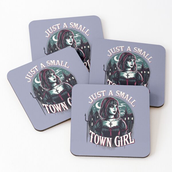Item preview, Just a Small Town Girl Vintage Gothic Quote designed and sold by ArtadoraDesignz.