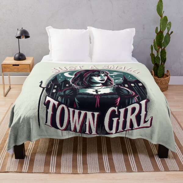 Item preview, Just a Small Town Girl Vintage Gothic Quote designed and sold by ArtadoraDesignz.
