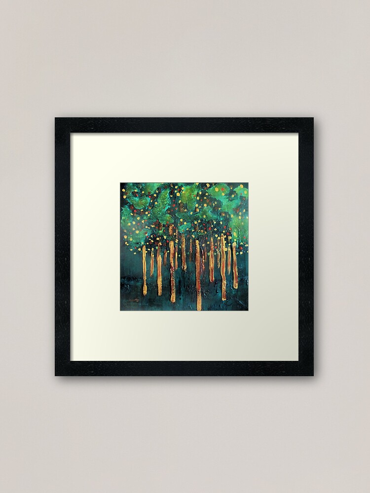 Alternate view of Lollipop Trees Framed Art Print