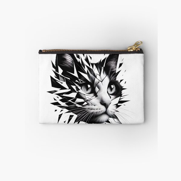Item preview, "Captivating Cat Collage: Broken Mirror Effect, Surreal Visual Narrative" designed and sold by Huycao211.