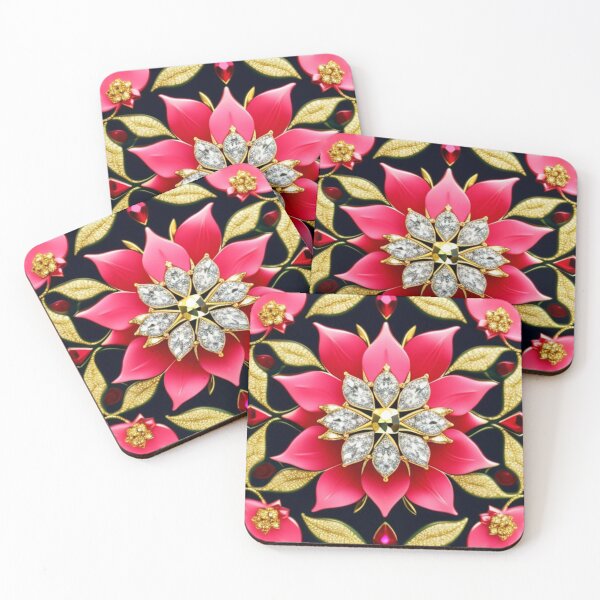 Artikelvorschau, Mit Juwelen besetztes Blumenmuster entworfen und verkauft von Roxburylane.