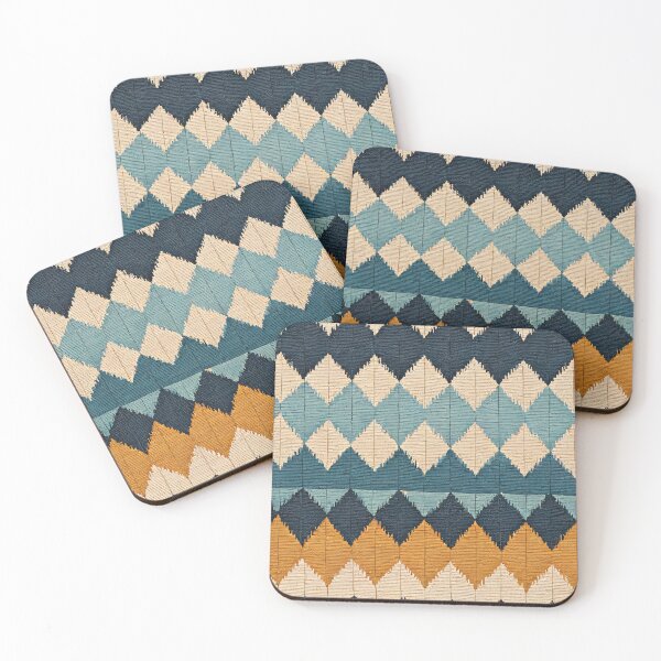 Item preview, Diamond Cubes Geometric Vintage Pattern Design, Swearter Style Design designed and sold by TheRedPixels.
