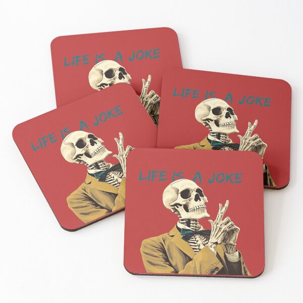 Item preview, sarcastic skeleton 5: Life is a joke designed and sold by obstinator.
