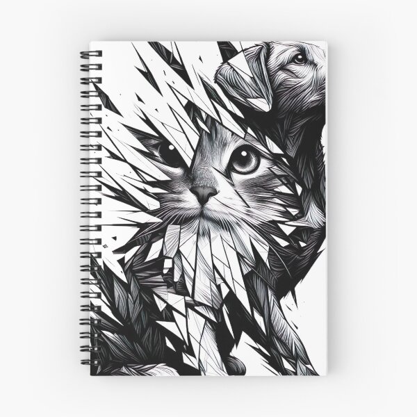 Item preview, "Diverse Cat and Dog Collage: Captivating Broken Mirror Visuals" designed and sold by Huycao211.