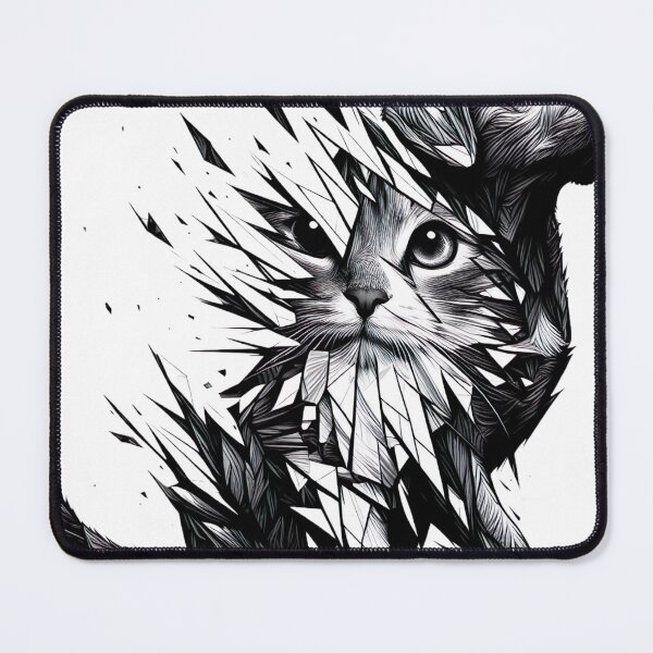 Item preview, "Diverse Cat and Dog Collage: Captivating Broken Mirror Visuals" designed and sold by Huycao211.