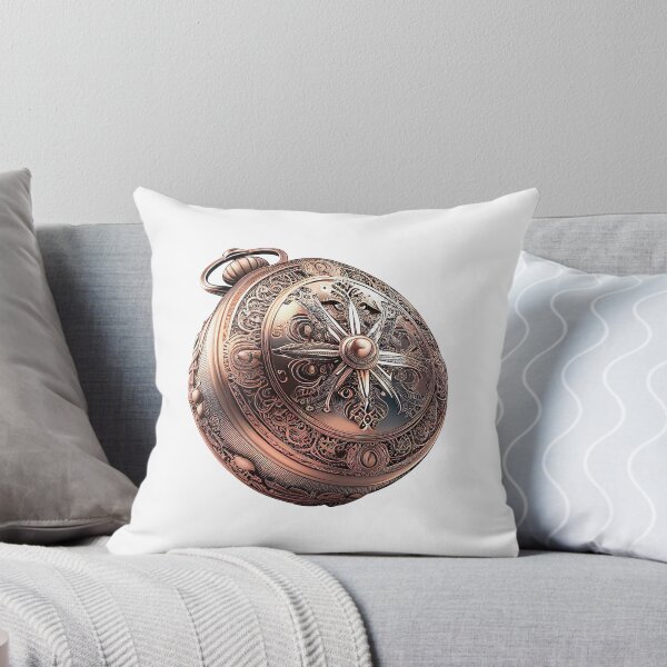 Item preview, SteamPunk Compass Sticker designed and sold by Mandayartstudio.