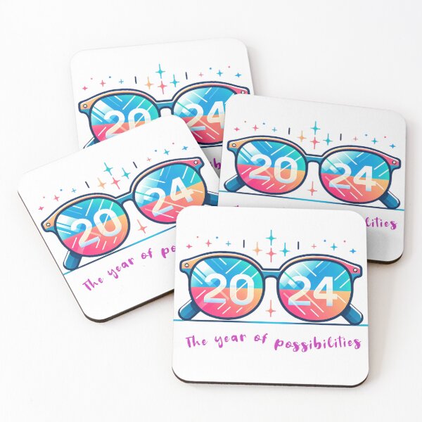 Item preview, Future So Bright: 2024 New Year's Vision Glasses designed and sold by SrijanaByAnu.