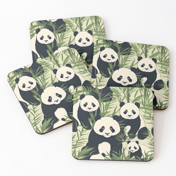 Item preview, Panda Picnic Bamboo Bliss designed and sold by evercurious77.