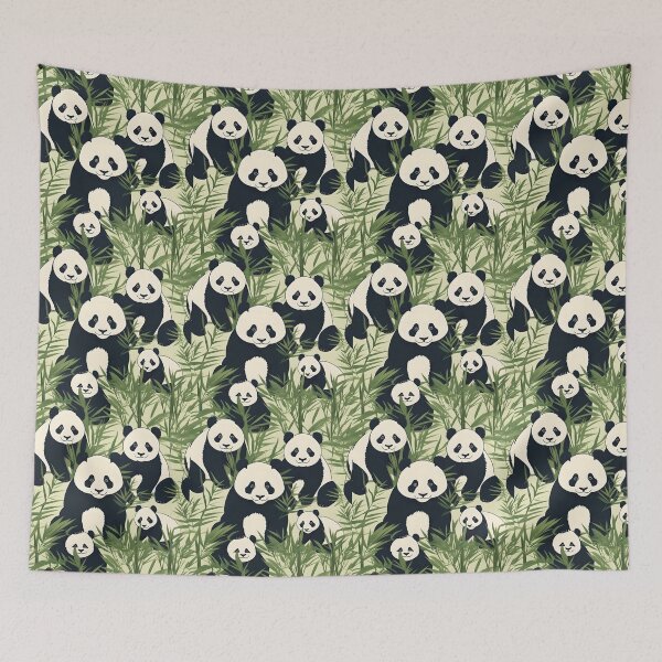 Item preview, Panda Picnic Bamboo Bliss designed and sold by evercurious77.