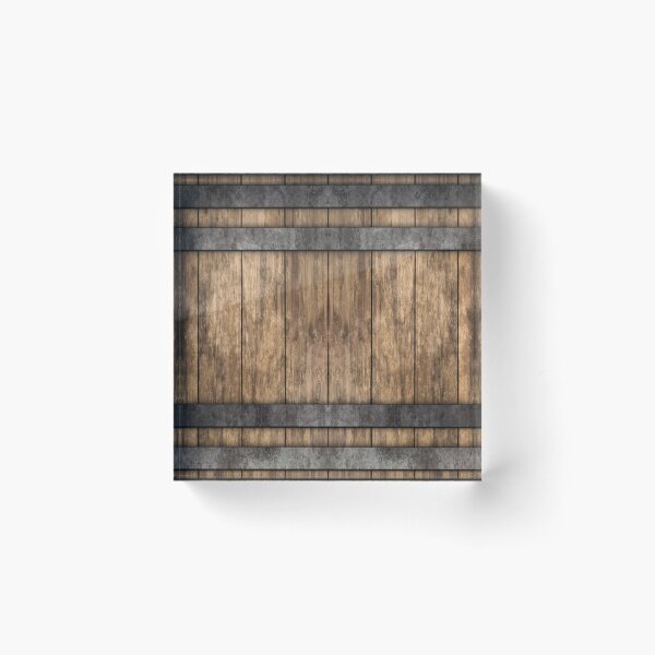 Item preview, Craft Your Spirits, Embrace History: Timeless Wooden Barrel Pattern designed and sold by Karma-n-Chaos.