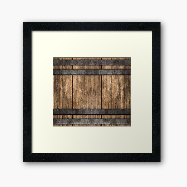 Item preview, Craft Your Spirits, Embrace History: Timeless Wooden Barrel Pattern designed and sold by Karma-n-Chaos.