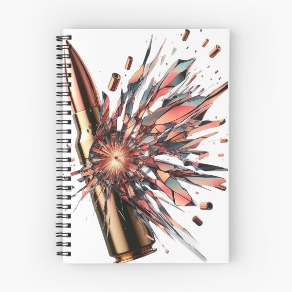 Item preview, "Intense Bullet Array: Captivating Photo with Broken Mirror Effect" designed and sold by Huycao211.